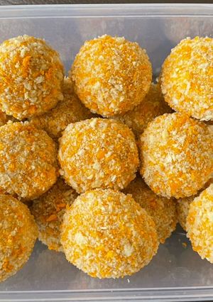 Foto resep Bola-bola ubi isi coklat