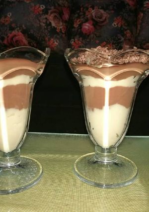 صورة لوصفة مهلبية بالشيكولاته والبودينج 😍
