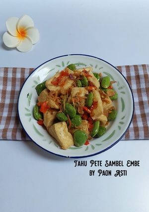 Foto resep Tahu Pete Sambal Embe