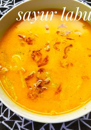 Foto resep Sayur Labu (sayur lontong)