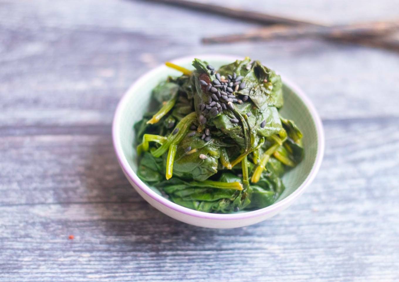 Japanese Spinach Salad with Sesame Dressing (Horenso Gomaae)