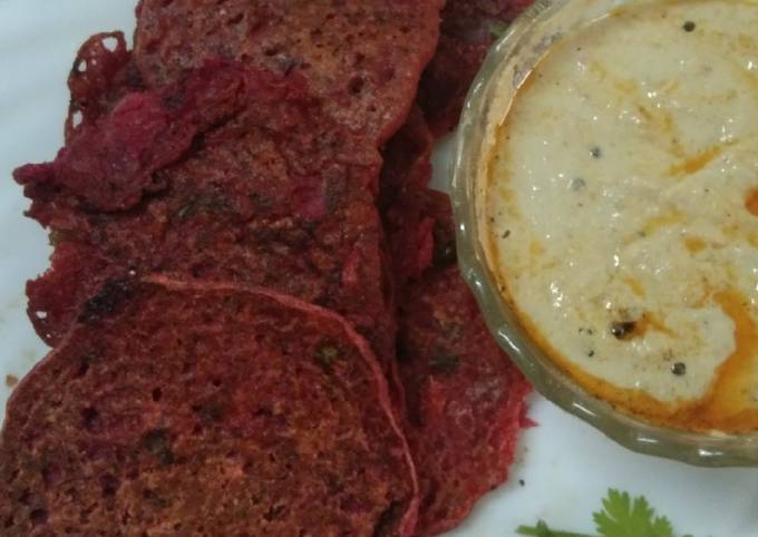 Easiest Way to Prepare Quick Healthy Beetroot Pancake - New Recipe Nasta