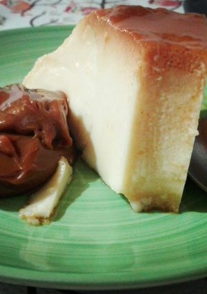 Una foto de Flan casero