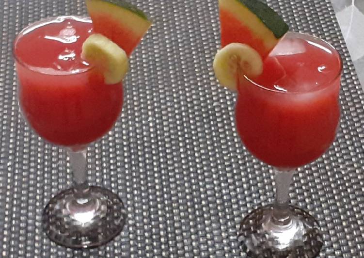 Step-by-Step Guide to Make Speedy Watermelon and cucumber juice