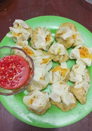 Foto resep Dimsum ayam udang + saus cabe jeruk nipis