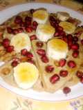 Waffles de avena
