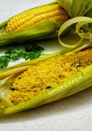 A picture of Bhutte ki kees / Makki ki kees.