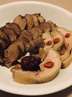 雙拼冷盤-香滷豬腱+紹興醉雞 的食譜成品照片