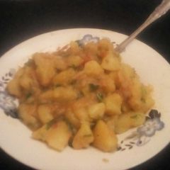Banana and potato mix#My staple food contest A picture of Banana and potato mix#My staple food contest.