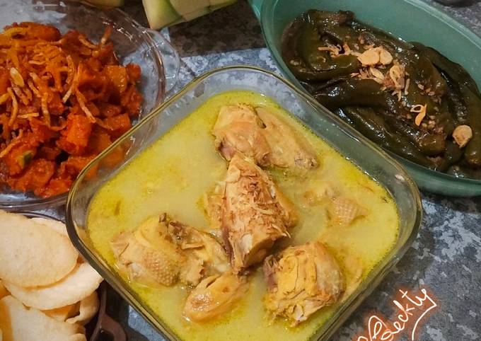 Anti Ribet, Memasak 73. Opor Ayam Santan Kuning Bahan Sederhana