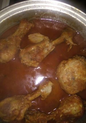 Una foto de Pollo mi estilo!