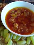 Khatti meethi angur chutney (grapes)