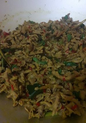 Foto resep Usus Ayam Masak Pedas
