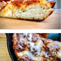 A picture of Pizza Hut Pan Pizza.