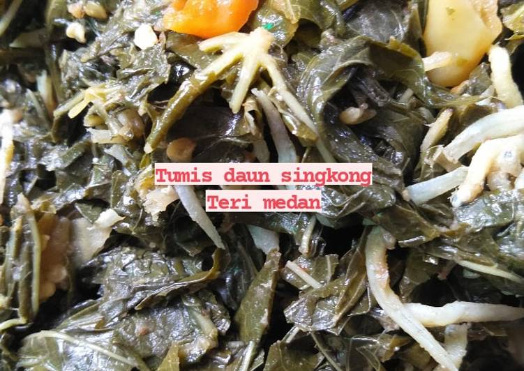 Resep Tumis Daun Singkong Teri Medan Anti Gagal