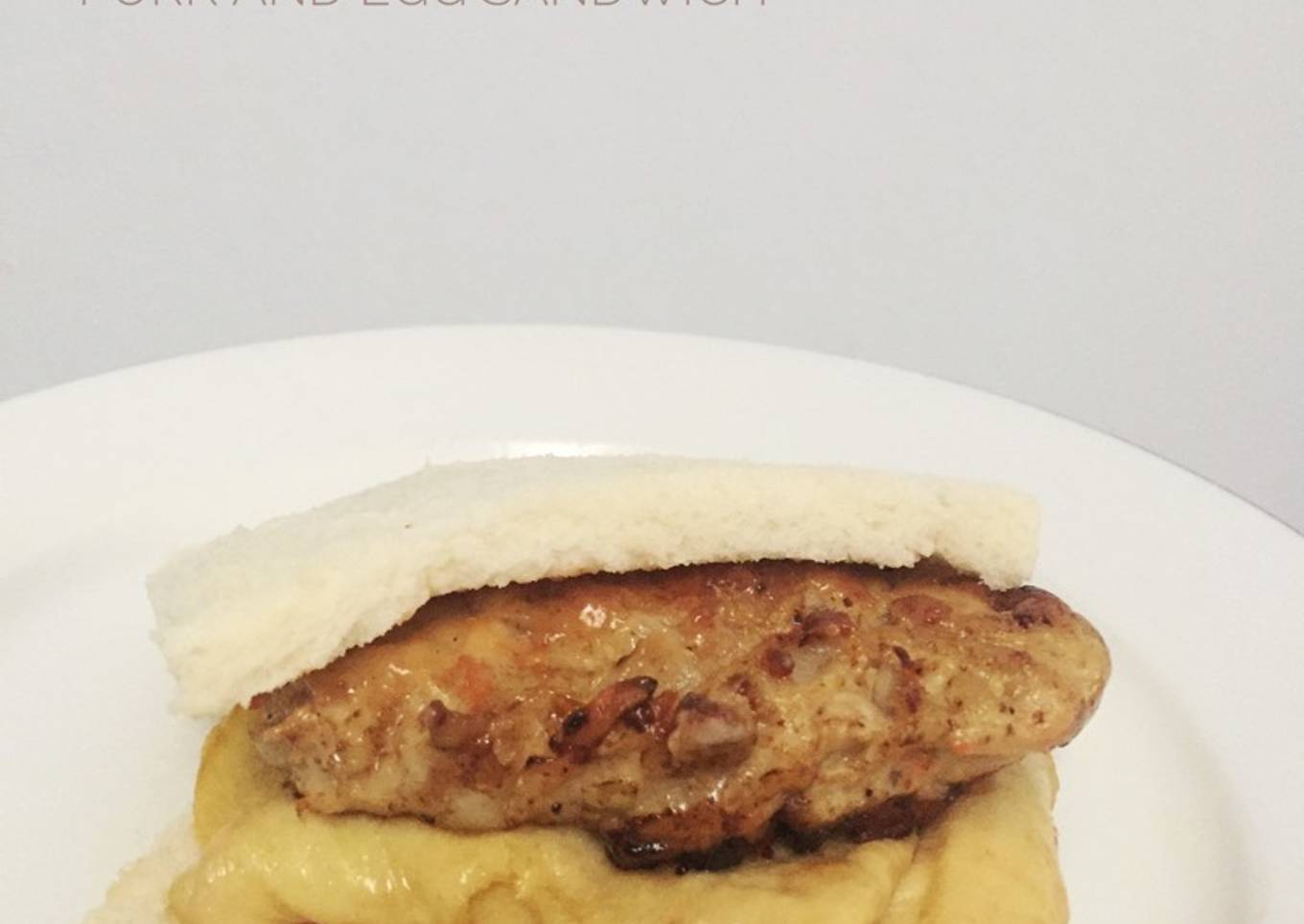 Pork and Egg Sandwich