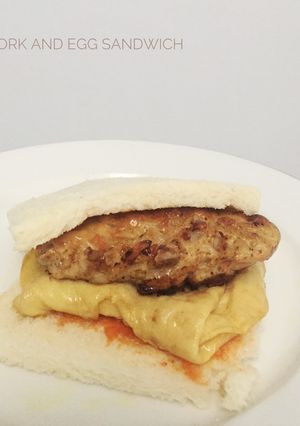 Foto resep Pork and Egg Sandwich