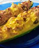 Zucchini rellenos cocidos en air-fryer 🔁🥒ƪ⁠(⁠‾⁠.⁠‾⁠“⁠)⁠┐