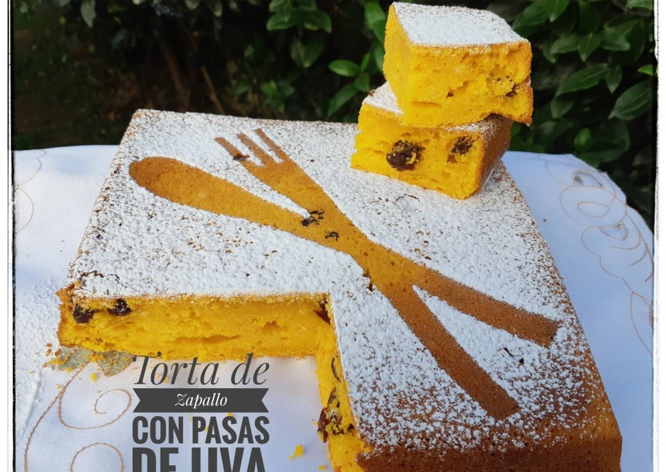 Torta de zapallo c/Pasas de Uva