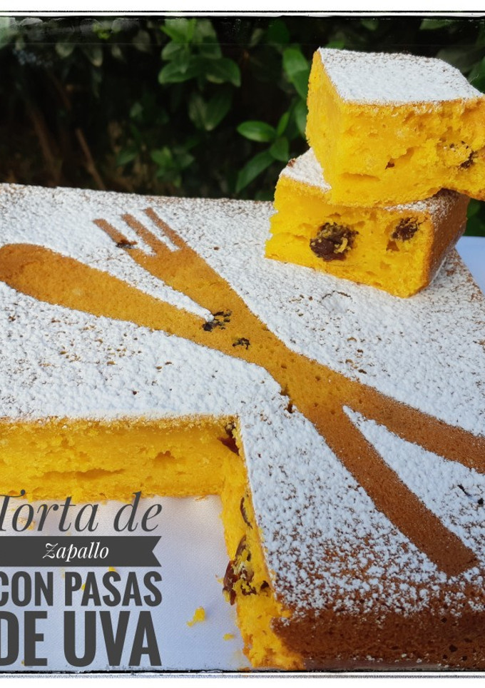 Una foto de Torta de zapallo c/Pasas de Uva