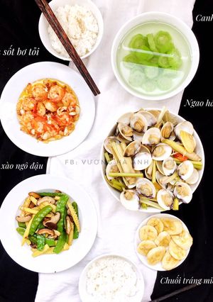 Hình của món Mâm cơm nhà số 6.