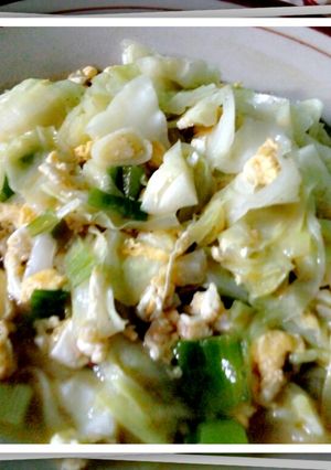 Foto resep Tumis kubis segar ala anak kost😊