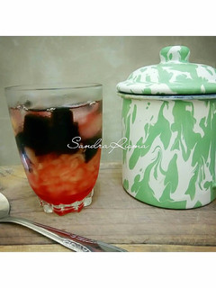Foto resep Es Sirup Blewah Cincau