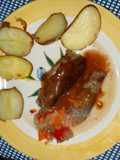 Carne a la cacerola con salsa de carne