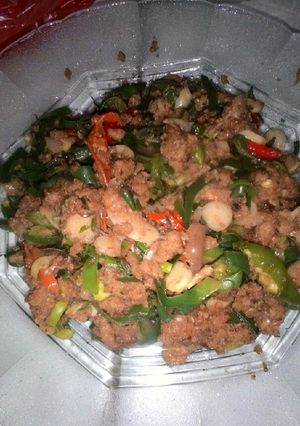 Foto resep Oseng oncom daun kencur