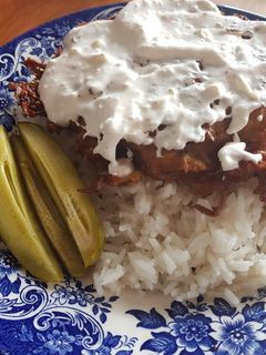 Apa borzaska, rizzsel recept fotója