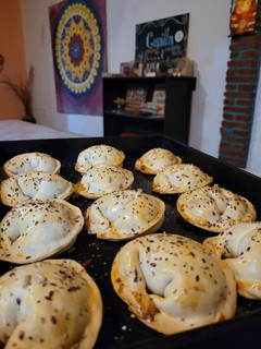 Una foto de Empanadas de vegetales al wok!!