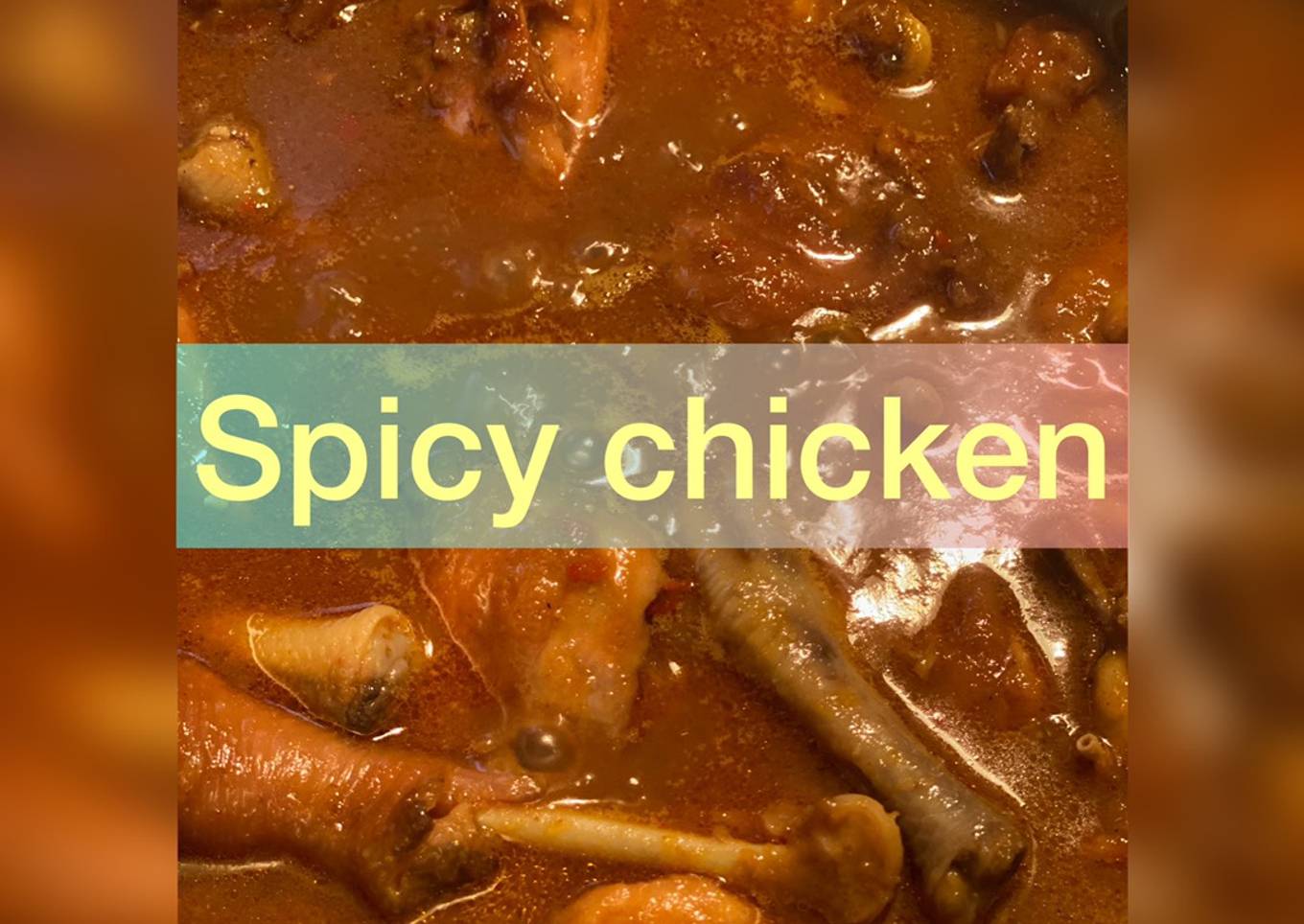 Spicy chicken wings