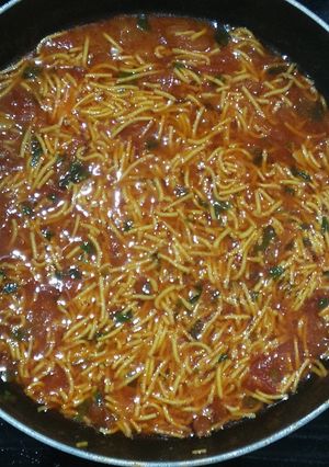 A picture of Sev tamatar sabji.
