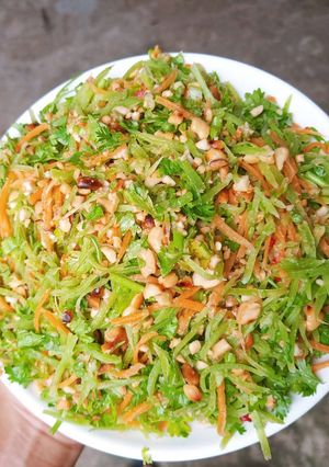 Hình của món Nộm mướp hói.