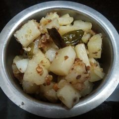 A picture of Jeera Aloo Sabji.