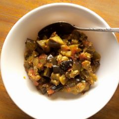 A picture of Eggplant salad.
