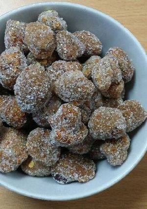 Hình của món Me ngào đường ớt.