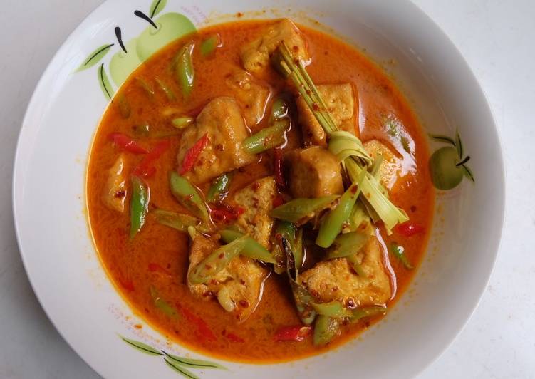 Resep Gulai tahu buncis yang Lezat