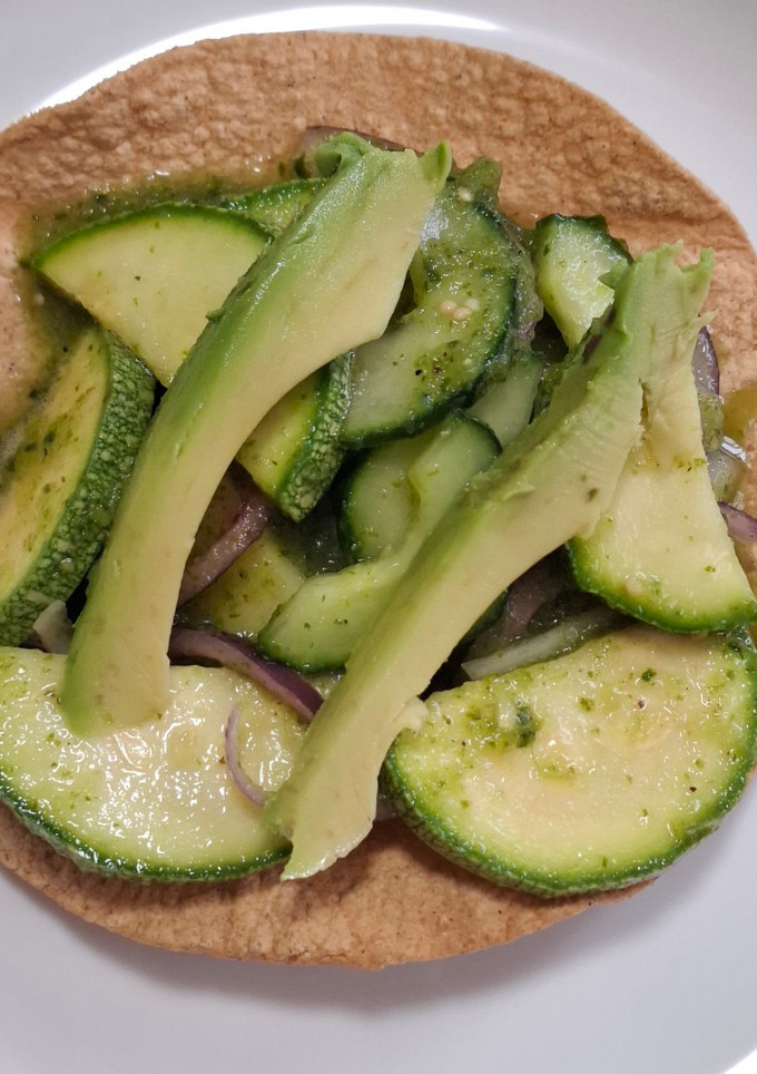 Una foto de Aguachile de calabacita