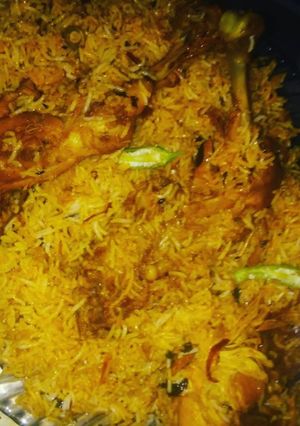 A picture of Restaurant style Biryani😋.