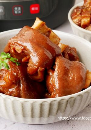 豬腳滷肉飯_壓力鍋料理 的食譜成品照片