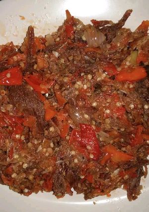 Foto resep Dendeng Sapi Geprek