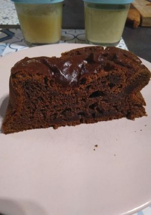 Une photo de Chocolat mochi cake