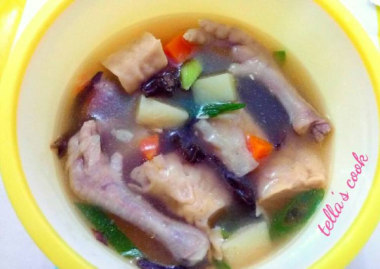 Bagaimana Menyiapkan Sup MaLing Telur Gulung Lezat