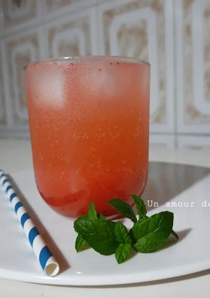 Une photo de Mocktail fraises 🍓