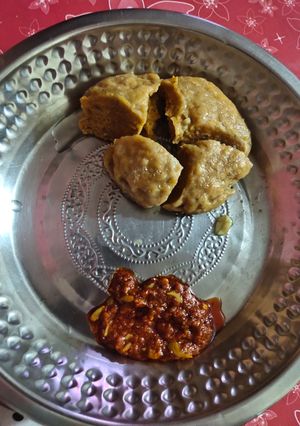 A picture of Dhokla - marwadi dish.