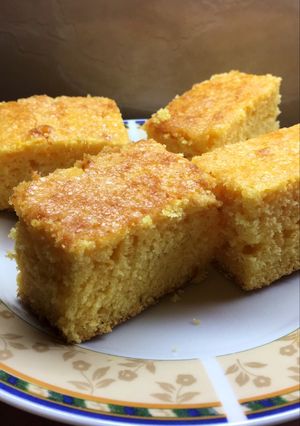 Una foto de Torta de mandarina 🍊🍰💘