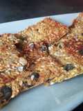 Crackers de garbanzo al curry