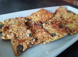 Foto principal de Crackers de garbanzo al curry