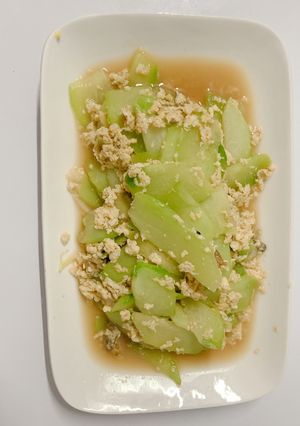 รูปของ มะระหวานผัดไข่